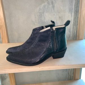 Matisse two-tones leather booties